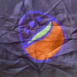 Dark blue patterned thin lightweight scarf Photo 3