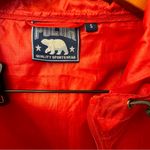 Polar Quality Sportswear Waterproof Nylon Hooded Rain Jacket Sz Small red. Photo 3