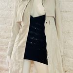 Anthropologie Beige anthropology tulle trench coat size M Photo 11
