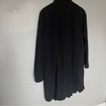 Alonne Long Sleeve Half Buttom Down Adjustable Waist Dress Black XL Large Photo 9