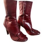 Max Studio RARE Y2K VINTAGE BURGUNDY RED BOOTS BY  SZ. 6 Photo 0