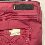 Replay women's size 28 crimson light twill JUSHMANN stretch trouser pants 28x33 Red Photo 6