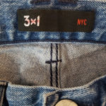 3x1  NYC Stella Fringe Straight Crop Jeans Photo 7