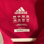 Adidas Climalite 3 Stripe Trefoil Embroidered Sweater Women Size Medium Hot Pink Photo 3