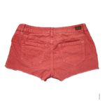BDG Urban Outfitters Low Slung Corduroy Cutoff Shorts Size 30 Coral Orange Pink Photo 1
