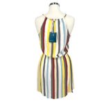 Market & Spruce Striped Wrap Short Sun Dress Multicolor Size Medium NWT Photo 5