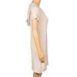 Athleta  “Run Along Dress” cream/tan hoodie short dress with POCKETS. Small. EUC Photo 4