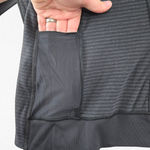 Lululemon Gray Microstripe Scuba Funnel Neck Asymmetrical Zip Wrap Jacket Size 6 Photo 7