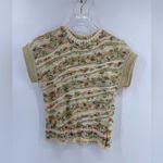 Ulla Johnson 
Frankie Pattern Short Sleeve Crop Sweater size small Photo 2