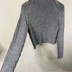 Lululemon Cotton-Cashmere Blend Mock Neck Sweater Gray Womens Size 2 Photo 4