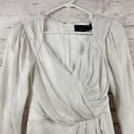 Revolve DUNDAS x Harlow Mini Dress in Metallic Ivory XS *No Brooch* Photo 3