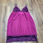 Victoria's Secret  Very Sexy Babydoll Lace Chemise Dress Size Small Purple Photo 0