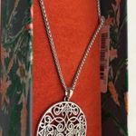 Lucky Brand NWT  silver pendant tassel necklace Photo 4