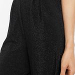 ASOS Only Becca Black Glitter Sparkle Wide Leg Stretchy Pants Photo 2