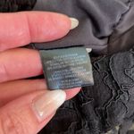 WAYF Black Casoria Ruffle Crop Top Photo 6