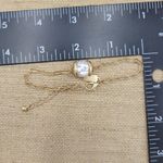 Mother of Pearl Women's Bracelet Gold Adjustable Paperclip Chain Fashion Jewelry Photo 10