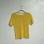 Knit Street Yellow Short Sleeve Sweater Sz S NWT Photo 7