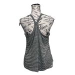 Loft Striped Sheer Rayon Halter Tank Top Women’s Smallnautical Preppy Photo 4