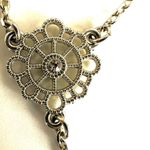 INC International Concepts silver tone circle pendant necklace Photo 6