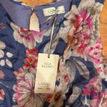 LARA G women’s‎ floral silk blend dress light weight NWT medium wedding Blue Photo 1