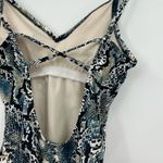 Shade & Shore  Snake Print One Piece Swimsuit lined summer bathing suit sz small Photo 10