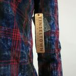 Tinseltown  Small Button Down Plaid Shirt Photo 2