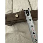 Rebecca Minkoff Mini MAC Leather Crossbody Bag Taupe Silver Hardware Photo 11