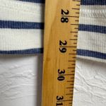 Fresh Produce  Blue White Striped Tunic Sweater Women OS Beachy Oversized Slouchy Photo 5