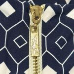 Eliza J Women’s Size 6 Navy Blue White Pink Geometric Print Sheath Mini Dress Photo 5