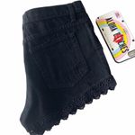 LF new Carmar Denim π½ Titania Crochet Trim Denim Shorts π½ Black π½ Size 28 Photo 4