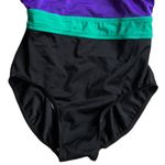 ILGWU Union Made Vintage Swimsuit Women's One Piece New Size 8 Black Photo 1