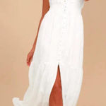 Lulus  White Maxi Dress Photo 0