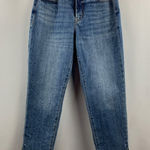 Old Navy Women's  Blue Denim High Rise Straight Jean Size 2 Petite Photo 0