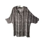 Tommy Bahama  Top XL Cover Up‎ Beach Pool Animal Print Lace Up Long Chic Sheer Photo 6