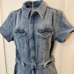 Good American Women’s Fit For Success Denim Jumpsuit Size L Photo 4