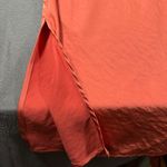 A New Day  S Satin Spaghetti Strap V-Neck Slip Dress Midi Sexy‎ Sleek Split Hem Photo 3