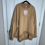 Nap loungewear‎ repose crew neck oversized tan sweatshirt 3X women's Photo 1