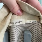 Blu Pepper Khaki and Pink Color Block Jacket Size large **missing pocket snaps** Photo 2