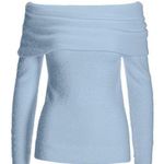 Boston Proper NWT Baby Blue Plush Slouchy Long Sleeve Sweater Photo 1