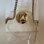 Transparent Clear Crossbody MessengerConcert Bag Purse With Gold Chain Photo 3