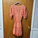 Poupette St Barth Bona Short Sleeve Mini Length Lemon Print Orange Large L Photo 12