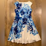 Maggy London  'Rosa Peony' Print Scuba Fit & Flare Dress 12 Photo 1