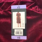 Briggs New York Briggs Womens Dress Dark Red Burgundy Velvet Pockets Soft Midweight, Photo 3
