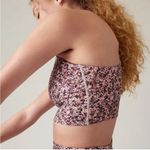 Athleta Conscious Crop Printed A-C Cup Longline Racerback Yoga Bra Tank Size XL Photo 2