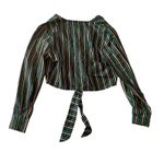 Spoon Jeans Cropped Top Green Size L Photo 5