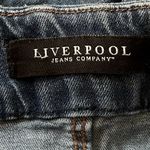 Liverpool Girlfriend Pull On High Rise Jeans Blue Petrol Wash Size 10 Photo 2