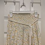 Forever 21  White Floral Belted Maxi Skirt Photo 3