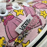 Vans  x Nintendo Princess Peach Sneakers Women's Allover Video Game M-3.5 W-5.0 Photo 4