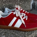 Lane 201  Red Sneakers Photo 0