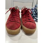 Post Xchange Suede Sneakers Casual Shoes Gum Soles Red‎ Size 38 Red Photo 1